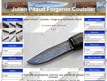Tablet Screenshot of couteauxjulienpitaud.com
